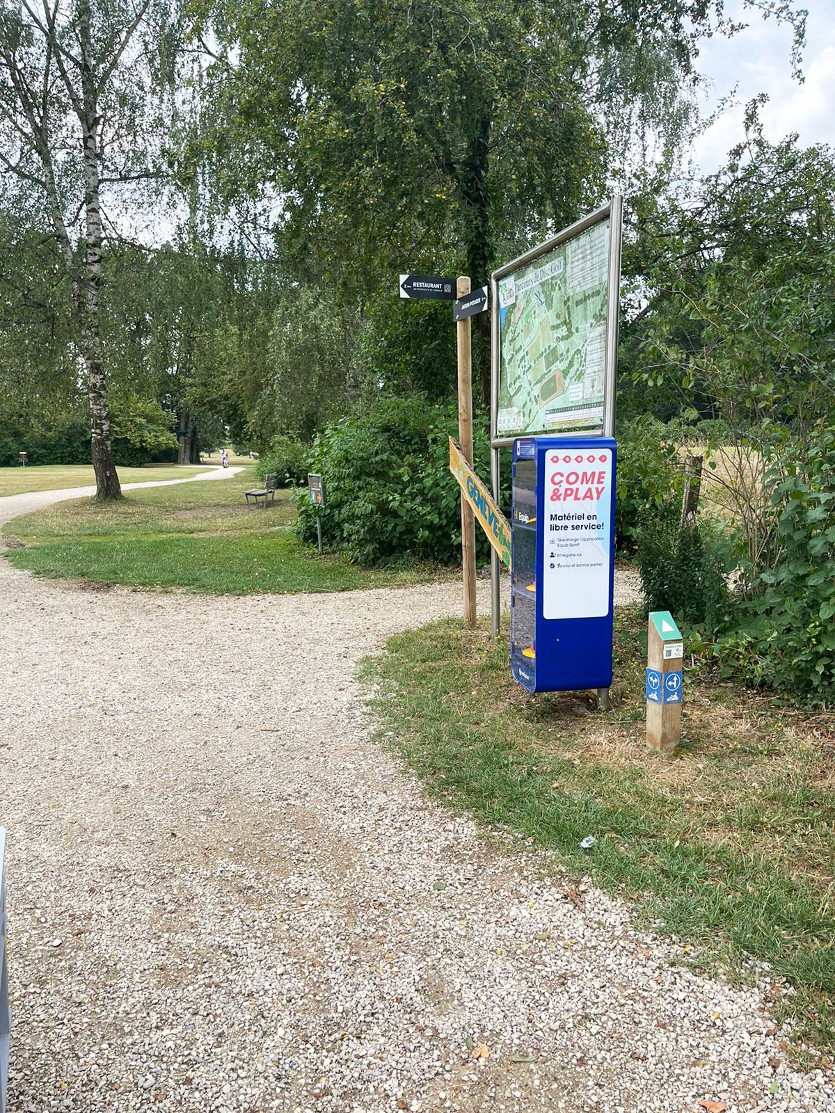 10 vernetzte Selbstbedienungsschliessfächer im Parc des Evaux in Genf!