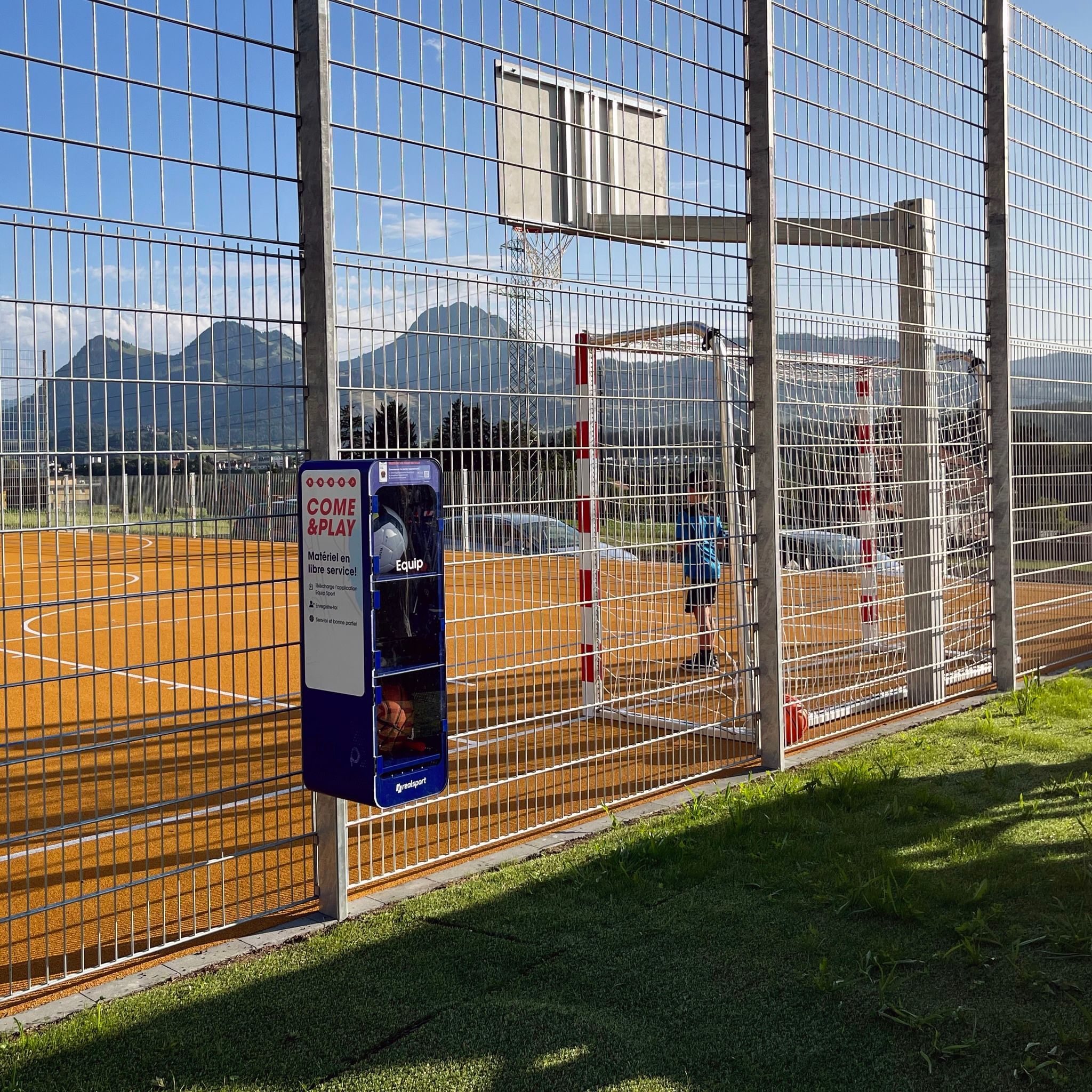 Botterens, eine erste vernetzte Station in Gruyère